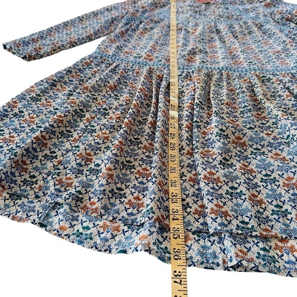 HOLDING HORSES ANTHROPOLOGIE BETONY FLORAL SWING DRESS SIZE 8 - Picture 15 of 15